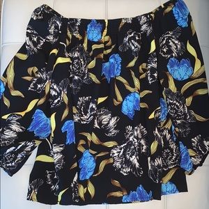 Impeccable Pig 3/4 Sleeve Off the Shoulder Top